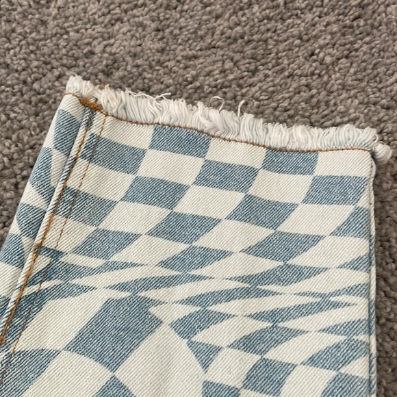 Checkered Tinseltown High Rise Jeans - Picture 6 of 7